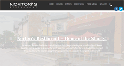 Desktop Screenshot of nortons-restaurant.com